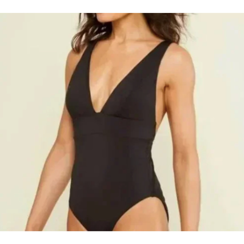 NWT Andie Women's The Sardinia Smooth Black One Piece Swimsuit Size M - Picture 13 of 13